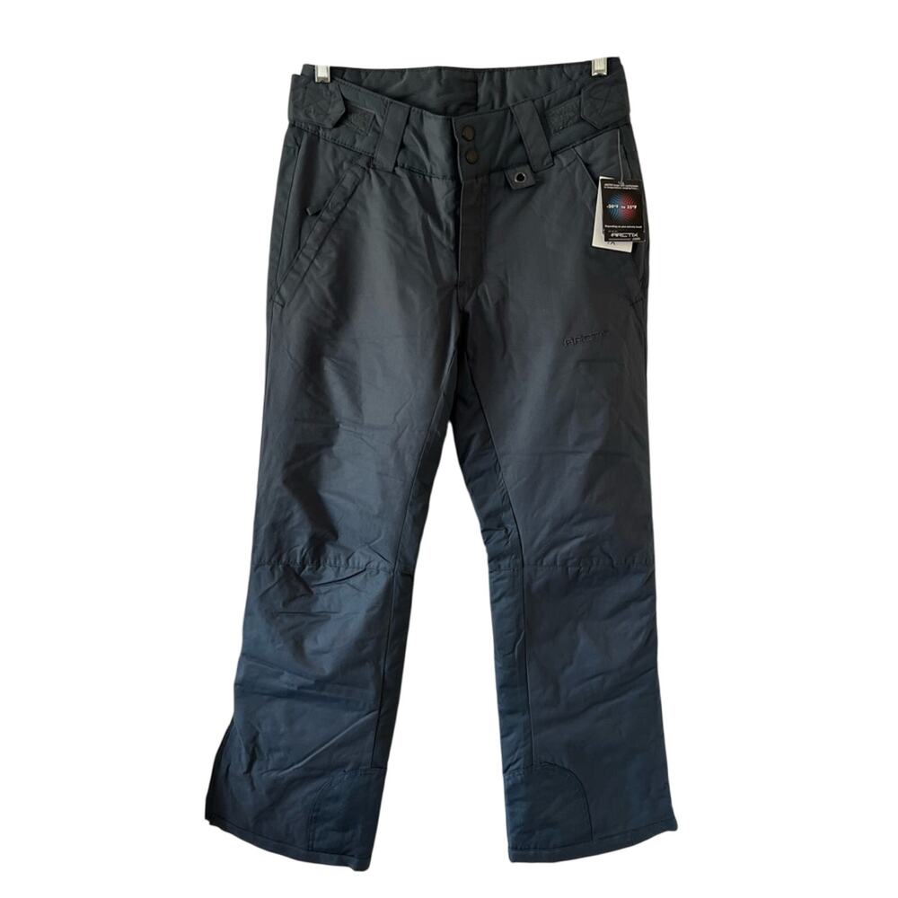 ARCTIX Women’s 4/6 insulated snow pants NWT Winter Sports Skiing Snow Steel Gray